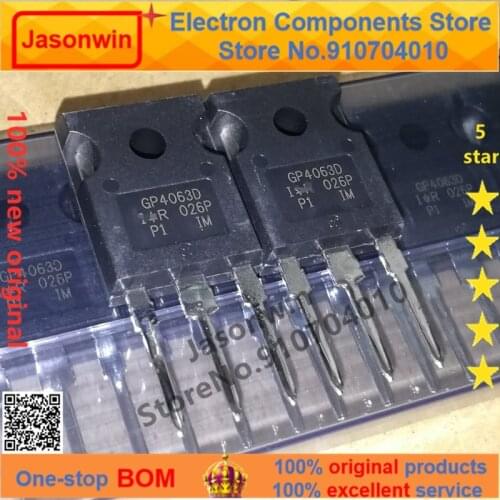 100% nuevo 50 unids/lote original MOSFET IGBT IRGP4063DPBF 600V 48A IRGP4063D TO-247 Transistor