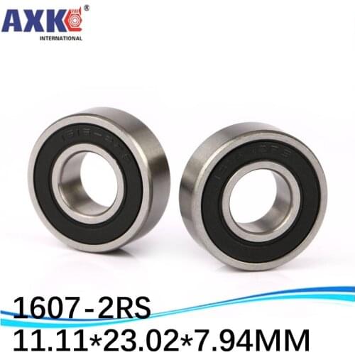 1607 2RS ABEC-3 7/16"x29/32"x5/16" inch Shielded Ball Bearings 11.11mm x 23.02mm x 7.94mm 1607RS 1607-2RS