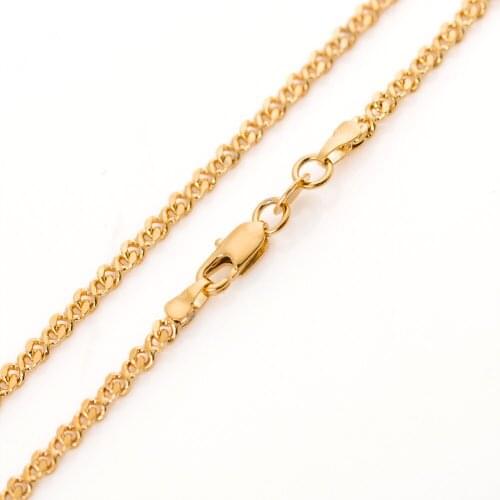 2016 Popular Thin Clavicle Chain Necklace Brand Plated Gold Pendant Necklace for men women