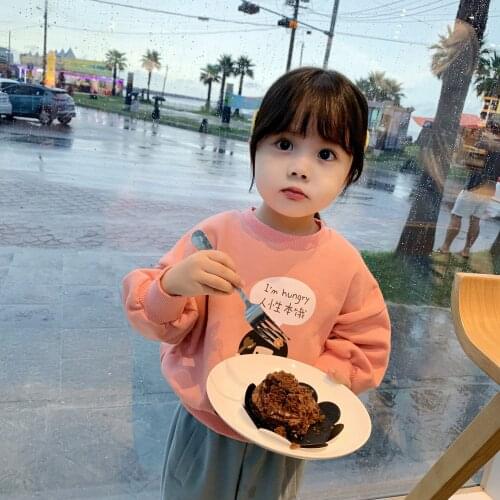 2021 Cool Spring Autumn Tops Hoodies Girls Sweatshirts Coat Kids Outwear Teenager Children Clothes High Quality