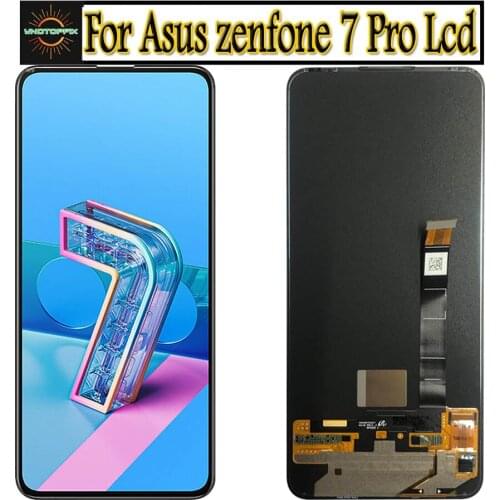 6.67" Original Amoled For Asus Zenfone 7 PRO ZS671KS LCD Display Screen+Touch Panel Digitizer For ASUS_I002D ZS670KS LCD Display
