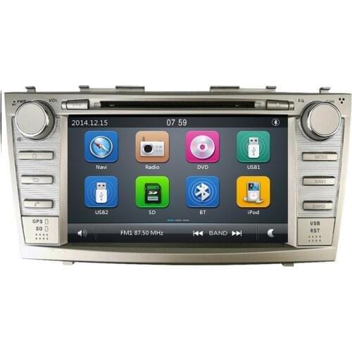 8''2din car radio gps Navigation Monitor For Toyota Camry AURION HeadUnit Car Stereo radio steering wheel Bluetooth DAB+ RDS CAM