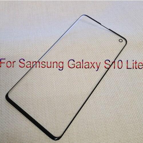A+Quality For Samsung Galaxy S10 Lite Touch Screen Digitizer TouchScreen Glass panel For GalaxyS10 Lite Without Flex Cable Parts