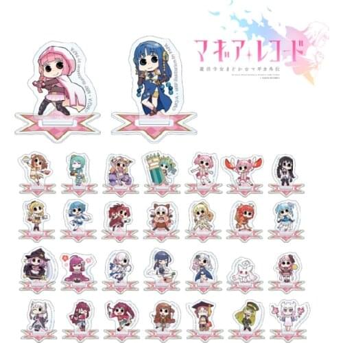 Anime Puella Magi Madoka Magica Kaname Miki Sayaka Acrylic Figure Stand Display Model Plate Desktop Decor Cartoon Cute Gifts Toy