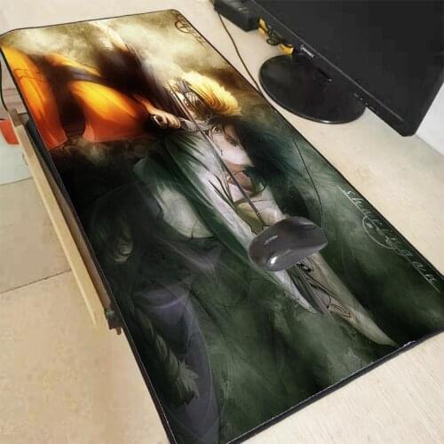 XGZ Anime Speed Version Large Gaming Mouse Pad Gamer Lock Edge Mouse Keyboards Mat Big Desk Mousepad for CSGO Dota 2 LOL
