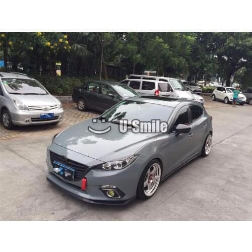 Cement Ultra Gloss Vinyl Wrap With 3 Layer Structure Super Glossy Grey For Vehicle Graphics Covering Size 1.52*20M/Roll