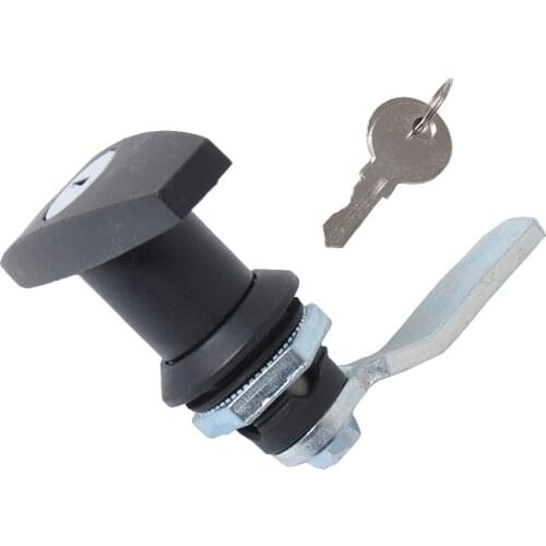 Black Safe Garage Door Opener T Handle Lock with 2 Keys for Toolbox Cabinet