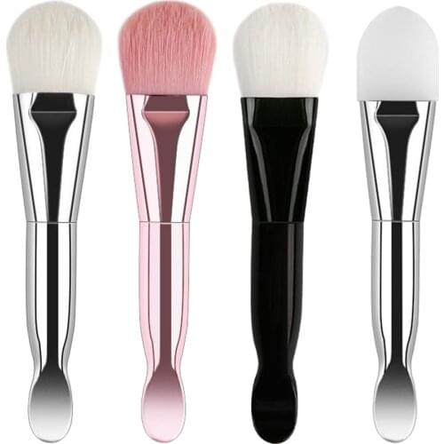 Double-headed Man-made Fiber Brushes for Face Smeared Mud Clay Cosmetic Skin Care Tools Masks Brush