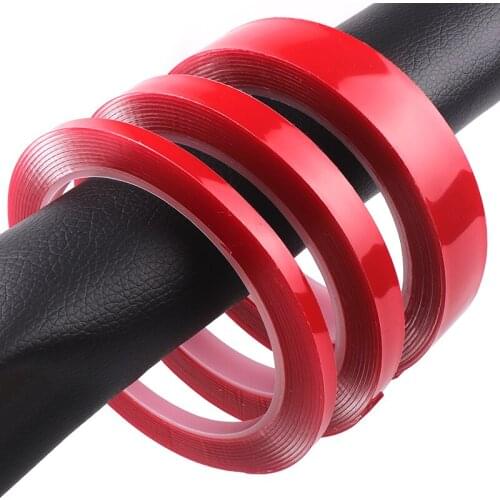 3m X 5/10/20mm on Car Double Side Tape Glue Stickers Interior Accessories Acrylic Foam Transparent Adhesive Decoration Auto Glue