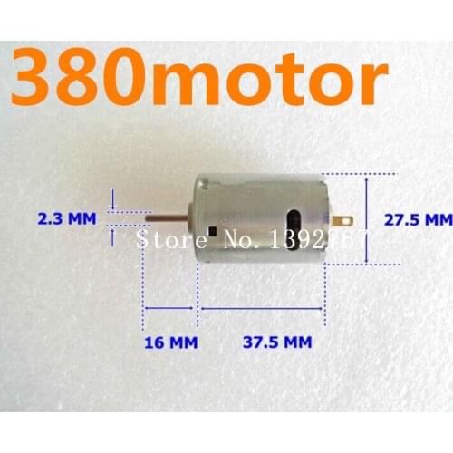 1 Pcs HSP 28006 380 Series Electic Motor 1/16 Spare Part Buggy On road Monster Seben Himoto Accessory 12V/8000RPM 24V/16000RPM