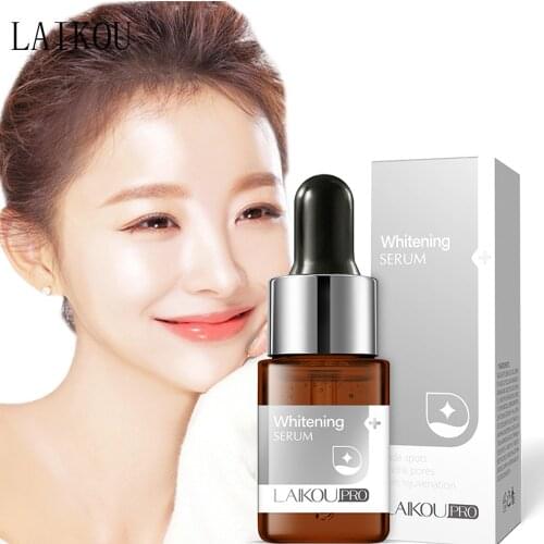 LAIKOU Hyaluronic Acid Whitening Face Serum Niacinamide Moisturizing Shrink Pore Brightening Fade Spot Nourish Facial Essence
