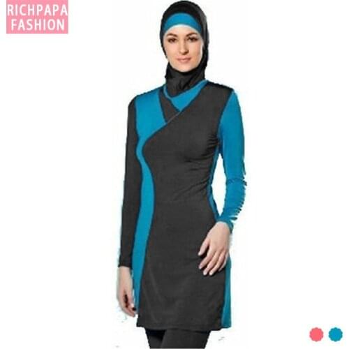 Muslim Women Spa Swimwear Islamic Swimsuit Full Face Hijab Swimming Beachwear Swimsuit Sport Clothing Burkinis