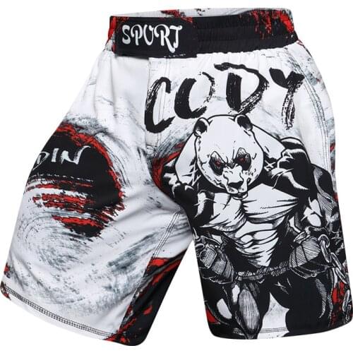 Guangzhou Mens Sport Pant High Quality Fitness Training Wear New Design MMA Shorts