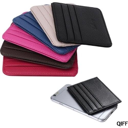 Mens Business Pocket Slim Thin ID Credit Card Money Holder Wallet
