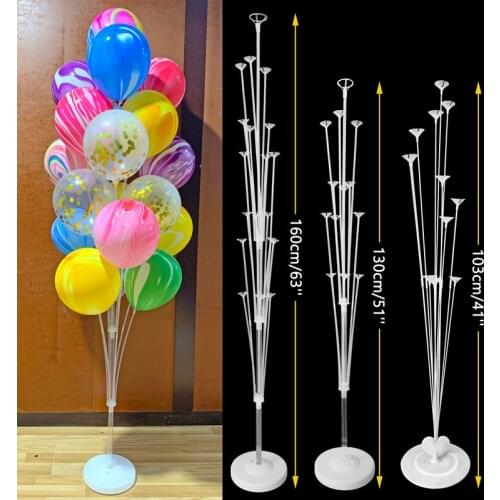 Balloon Stand Holder Column Confetti Balloons Happy Birthday Ballon Kids Baby Shower Wedding Party Decoration
