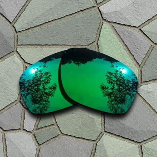 Jade Green Sunglasses Polarized Replacement Lenses for Oakley Sliver