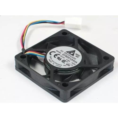 Detla Electronics EFB0512HHA AU67 DC 12V 0.20A 50x50x10mm Server Cooling Fan