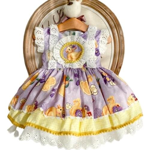 Lolita Dress Girl Spain Summer Dress Boutique Princess Dress Flower Girl Dresses Kids Dresses for Girls Kids Dresses for Girls