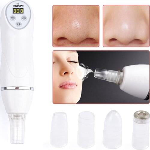 Portable Beauty Instrument Diamond Exfoliating Dermabrasion Blackhead REMOVER Sunction Skin Cleansing Facial Massage Cleaner