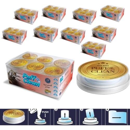 Pufai Puff Clean Vehicle Car Dashboard Cleaning Wipes 240 Capsules 10 Boxes