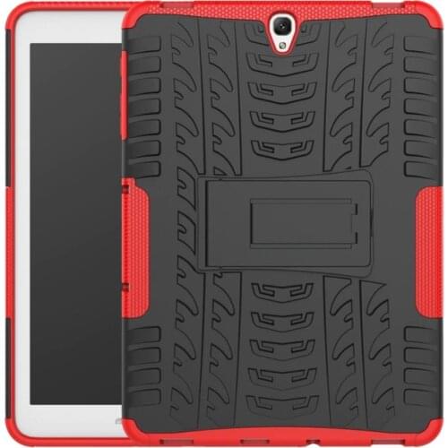 Silicon Shockproof Back Case For Samsung Galaxy Tab S3 9.7 Inch T820 T825 Stand Cover For Samsung Tab S3 9.7 SM-T820 SM-T825 #S