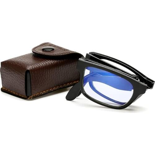 Resist Blue Light Reading Glasses Portable for Elderly Read Eyewear Anti Blue Presbyopia Magnifing Lenses