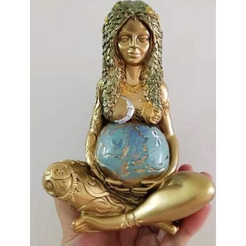 Gaia Mother Earth Statue godess Earth Mother Figurine Garden Ornament Outdoor Sculpture Decor Home Decoration Ornaments Crafts