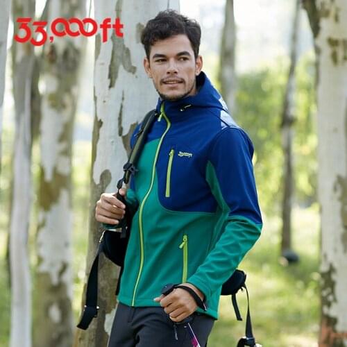 Outdoors Male Soft Shell Keep Warm Waterproof Clothes Hiking Camping Riding Mountaineering Sports Long Sleeve Windproof Jackets