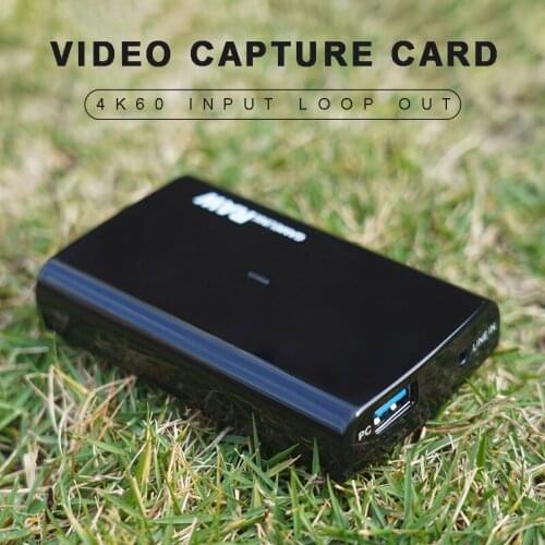 For Windows/Mac/Linux/Android 1pc USB Video Capture Card High Speed USB 3.0 4K 1080P Game Live Stream Record Box Pohiks