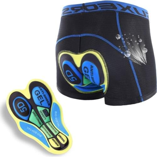 Cycling Shorts Pro 5D Gel Pad Mens Underpants Mountain Bike Shorts Bicycle padded Underwear For Bicycle Quick Dry Short