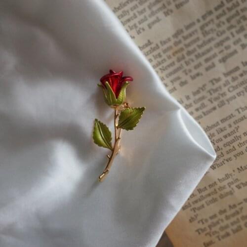 The new little prince rose flower vintage brooch men and women brooch jewelry gift