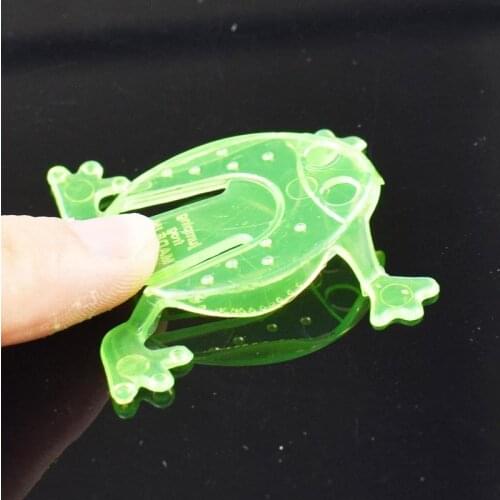 10PCS/Cute mini bouncing frog plastic jumping frog decompression childrens parent-child educational toys gifts for children