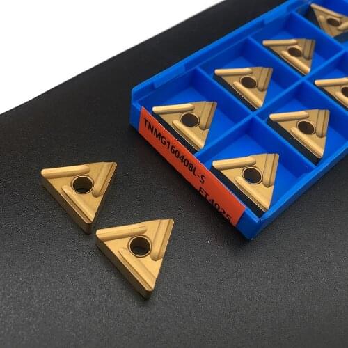 10PCS TNMG160408 L S FT4025 High Quality external metal turning tool lathe tool CNC machine cutting tool