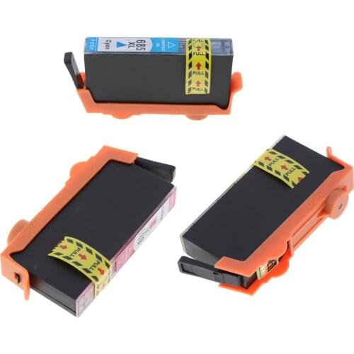 3-in-1 Ink Cartridges 685 Repair Parts Blue Red Yellow for 3525 5525 4615 4625 6525 Printer Ink Supply Large Capacity