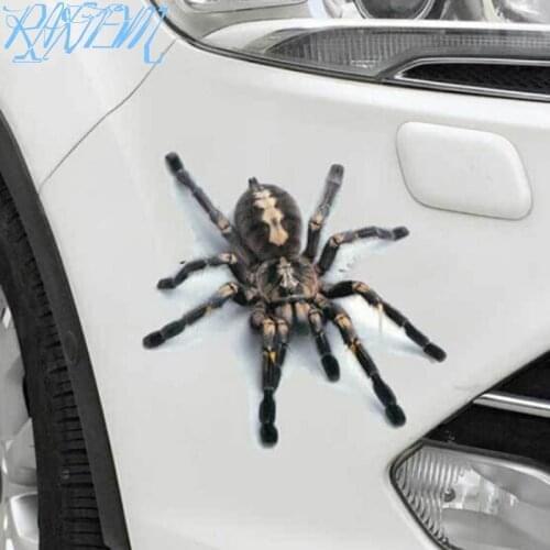 3D Car Sticker Animals Bumper Spider Gecko Scorpions For Audi A1 8P 8I 8V A2 A3 A4 A5 A6 A7 A8 B5 B6 B7 B8 Q3 Q5 Q7 TT S3 S4 S5
