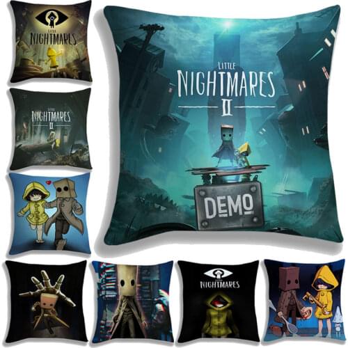 Little Nightmares 2 Pillow Case Kids Toys Gift Children Cartoon Pillow Cushion Cover Sofa Bedding Home Decorative Pillowcase