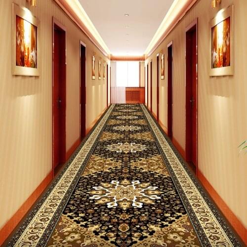 Arabic Corridor Long Carpet Floor Mat Entrance Decoration Corridor Corridor Non-slip Stairs Carpet Wedding Carpet