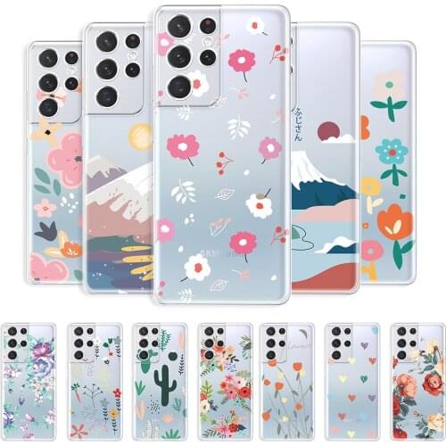 For Samsung Galaxy S21 Ultra Case Clear Phone Case For Samsung S21 Ultra Phone Shell For Samsung S21 Ultra Transparent TPU Cover