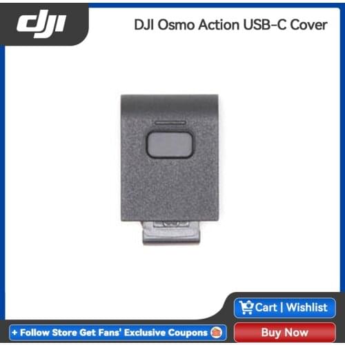 DJI Osmo Action USB-CCovers the USB-C port and microSD card slot, repelling water and dust Original