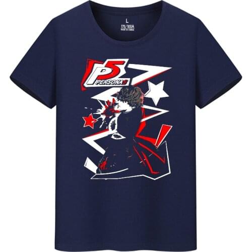 Unisex Anime Persona5 P5 Ren Amamiya Persona 5 P5 Akira Kurusu T-Shirt T Shirt Tee 02