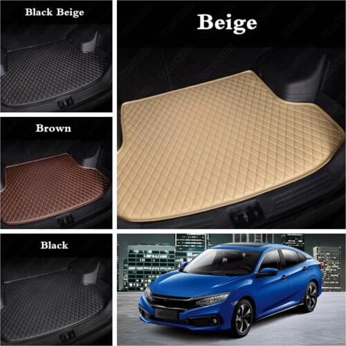 Cargo Liners Suvs Honda CR-Z HR-V CR-V Accord Civic Insight Jazz Fit City Car Cargo Trunk Boot Liners Tray Auto Floor Mats