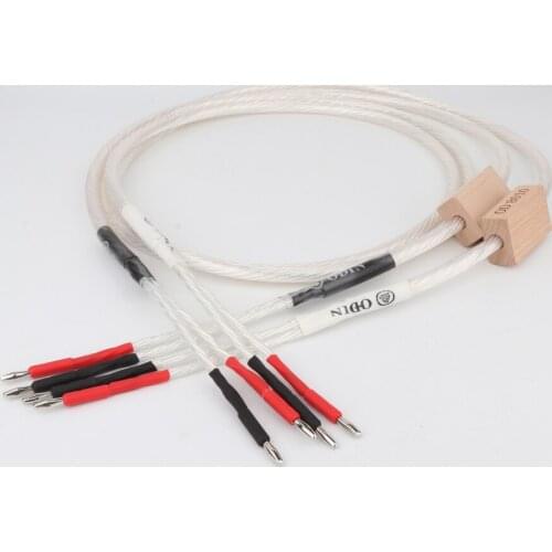 Hi-End Odin Silver Plated Speaker Cable Loudspeaker Cable Hifi Banana Terminal Speaker Cord