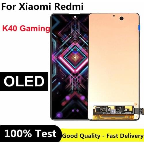 6.67" For Xiaomi Redmi K40 Gaming LCD Display with Touch Panel Screen Digitizer Assembly for redmi k40 Game Edition Display