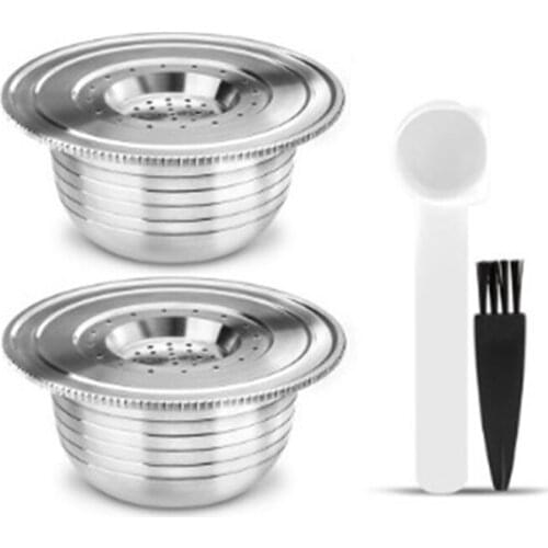 Reusable Coffee Capsule Stainless Steel Filter Pod for Bialetti Coffee Maker Refillable Cafe Cups