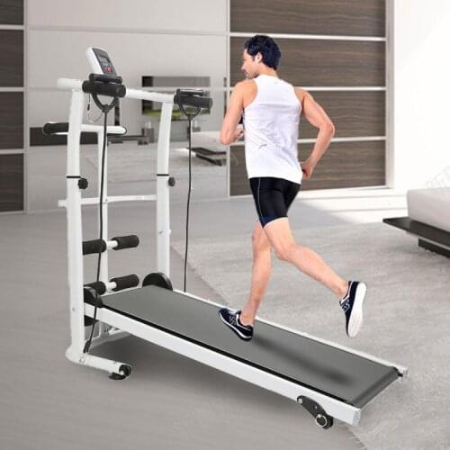 Exercise Equipment Indoor Fitness Running Machine 3 In 1 Smart Electric Running Treadmills Folding LCD Display Treadmills HWC
