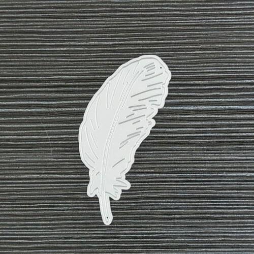 Feather Cutting Dies Metal Stencil Scrapbooking Album Embossing Card Decorative Small Feather Dies