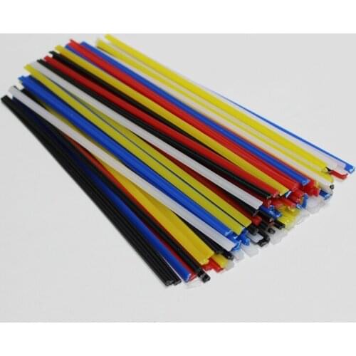 Plastic welding rod welder gun bumper repair kit car tools hot air soldering station sticks polypropylene PP black red blue mix
