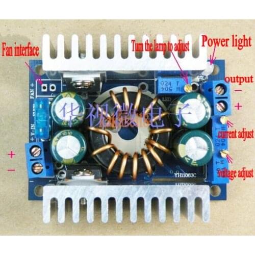 Boost DC DC Converter CC CV 10v-32V To 10-46V 8A 12V/24V Regulator 150W free shipping
