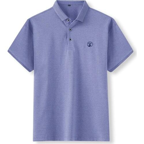 Plus Size 5XL 6XL 7XL 8XL Mens Regular-fit Cotton Pique Polo Shirt 2021 Summer New Men Casual Loose Fat Polos