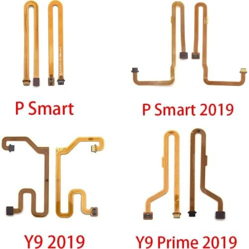 Fingerprint Sensor Scanner Touch ID Connecter Flex Cable For Huawei Y6 Y7 P8 Lite 2017 Y9 2018 P Smart 2019